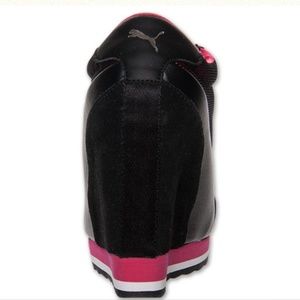 PUMA Madeira hot pink wedge sneaker